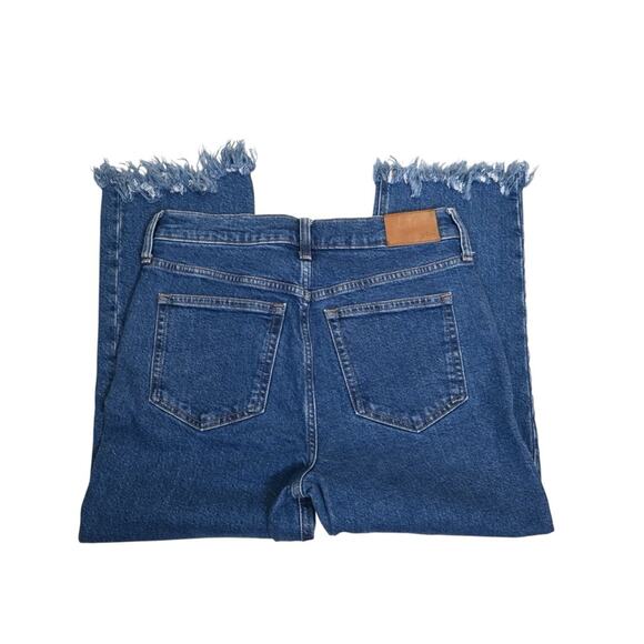 J. Crew Women's 27 Classic Straight Cropped Raw Hem Jean - Picture 4 of 10